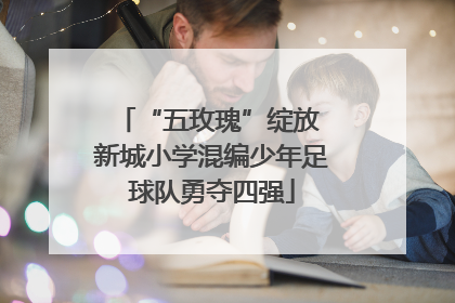 “五玫瑰”绽放 新城小学混编少年足球队勇夺四强