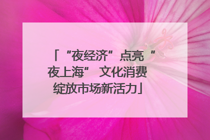 “夜经济”点亮“夜上海” 文化消费绽放市场新活力