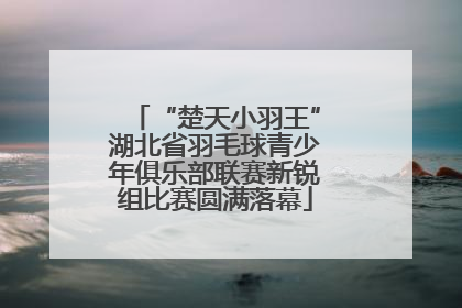 “楚天小羽王”湖北省羽毛球青少年俱乐部联赛新锐组比赛圆满落幕