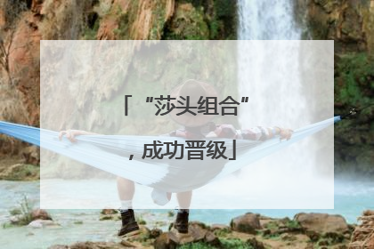“莎头组合”，成功晋级