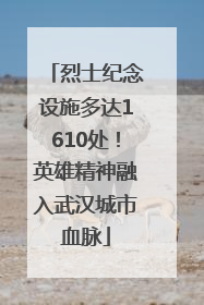烈士纪念设施多达1610处！英雄精神融入武汉城市血脉