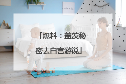 爆料：盖茨秘密去白宫游说