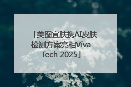 美图宜肤携AI皮肤检测方案亮相VivaTech 2025