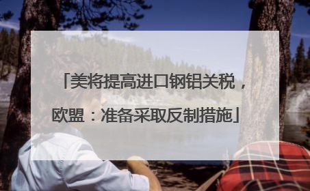 美将提高进口钢铝关税，欧盟：准备采取反制措施