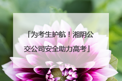 为考生护航！湘阴公交公司安全助力高考
