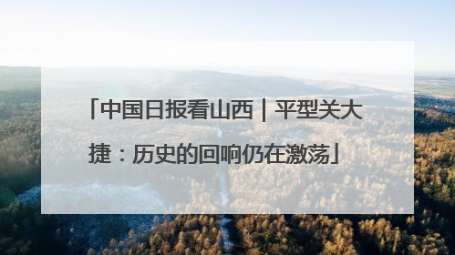 中国日报看山西｜平型关大捷：历史的回响仍在激荡
