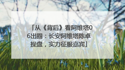从《背后》看阿维塔06出圈：长安阿维塔陈卓操盘，实力征服嘉宾