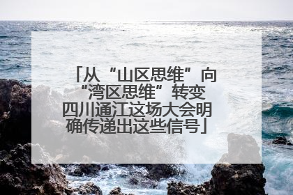 从“山区思维”向“湾区思维”转变 四川通江这场大会明确传递出这些信号
