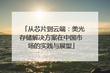 从芯片到云端：美光存储解决方案在中国市场的实践与展望