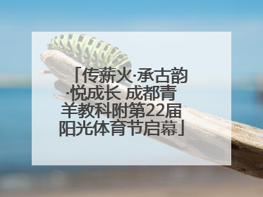 传薪火·承古韵·悦成长 成都青羊教科附第22届阳光体育节启幕