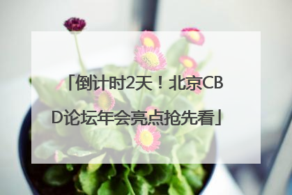 倒计时2天！北京CBD论坛年会亮点抢先看