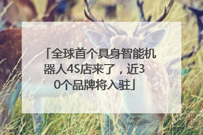 全球首个具身智能机器人4S店来了，近30个品牌将入驻