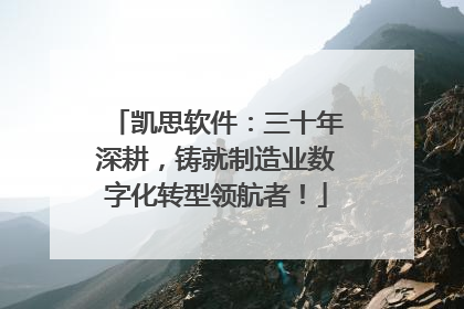 凯思软件：三十年深耕，铸就制造业数字化转型领航者！