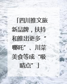 四川推文旅新品牌，扶持和推出更多“哪吒”、川菜美食等成“吸睛点”