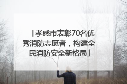 孝感市表彰70名优秀消防志愿者，构建全民消防安全新格局