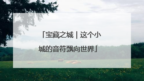 宝藏之城｜这个小城的音符飘向世界