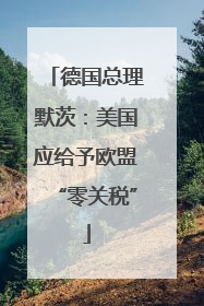 德国总理默茨：美国应给予欧盟“零关税”