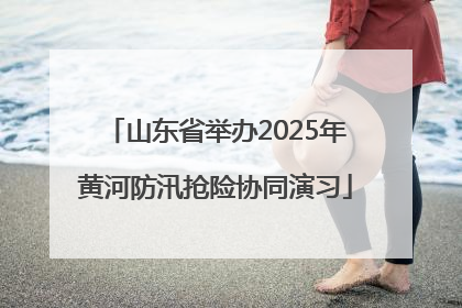 山东省举办2025年黄河防汛抢险协同演习