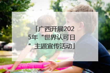 广西开展2025年“世界认可日”主题宣传活动