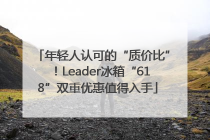 年轻人认可的“质价比”！Leader冰箱“618”双重优惠值得入手