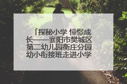 探秘小学 憧憬成长——襄阳市樊城区第二幼儿园衡庄分园幼小衔接班走进小学开展参观体验活动
