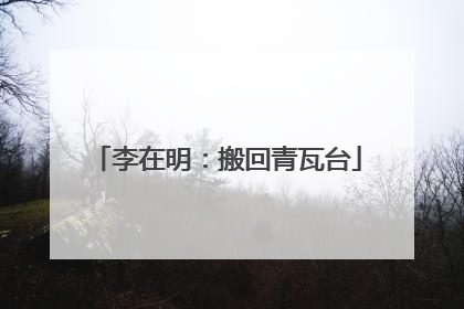李在明：搬回青瓦台