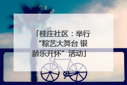 桂庄社区：举行“粽艺大舞台 银龄乐开怀”活动