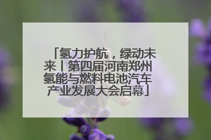 氢力护航，绿动未来丨第四届河南郑州氢能与燃料电池汽车产业发展大会启幕
