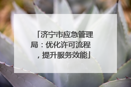 济宁市应急管理局：优化许可流程，提升服务效能