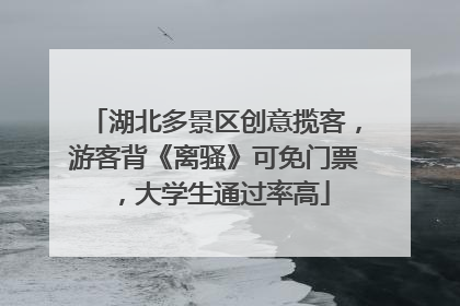 湖北多景区创意揽客，游客背《离骚》可免门票，大学生通过率高