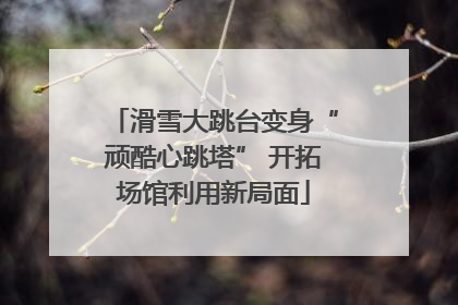 滑雪大跳台变身“顽酷心跳塔” 开拓场馆利用新局面