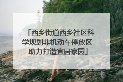 西乡街道西乡社区科学规划非机动车停放区 助力打造宜居家园