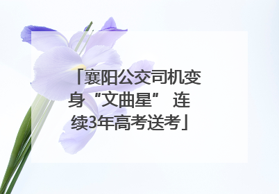 襄阳公交司机变身“文曲星” 连续3年高考送考