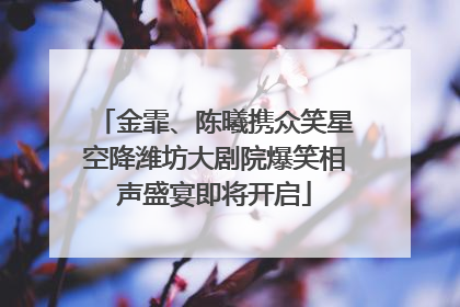 金霏、陈曦携众笑星空降潍坊大剧院爆笑相声盛宴即将开启