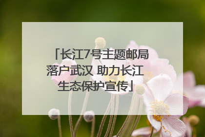 长江7号主题邮局落户武汉 助力长江生态保护宣传