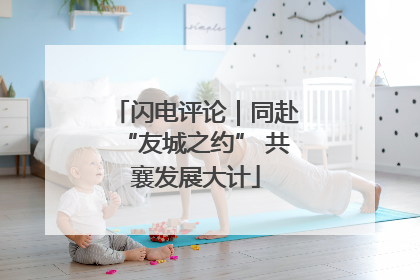 闪电评论｜同赴“友城之约” 共襄发展大计