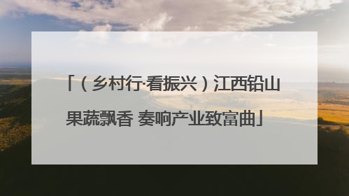 （乡村行·看振兴）江西铅山果蔬飘香 奏响产业致富曲