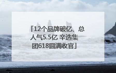 12个品牌破亿、总人气5.5亿 辛选集团618圆满收官