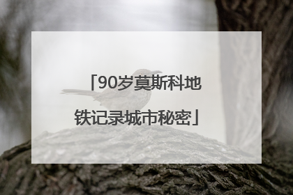 90岁莫斯科地铁记录城市秘密