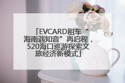 EVCARD租车“海南遇知音”再启程，520海口巡游探索文旅经济新模式